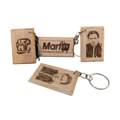 Wood Key Chain - Image 3