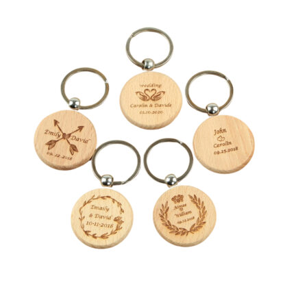 Wood Key Chain